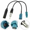 Universal Cable Car Stereo DIN Plug FM/AM For Bingfu For DAB Car Radio Radio Antenna Replaces 15cm 2PCS Adapter