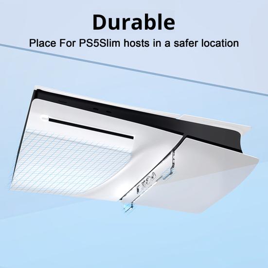 Horizontal Game Console Stand Host Storage Rack Smooth Edge Burr Free Transparent Fixed Support Bracket for PS5 Slim