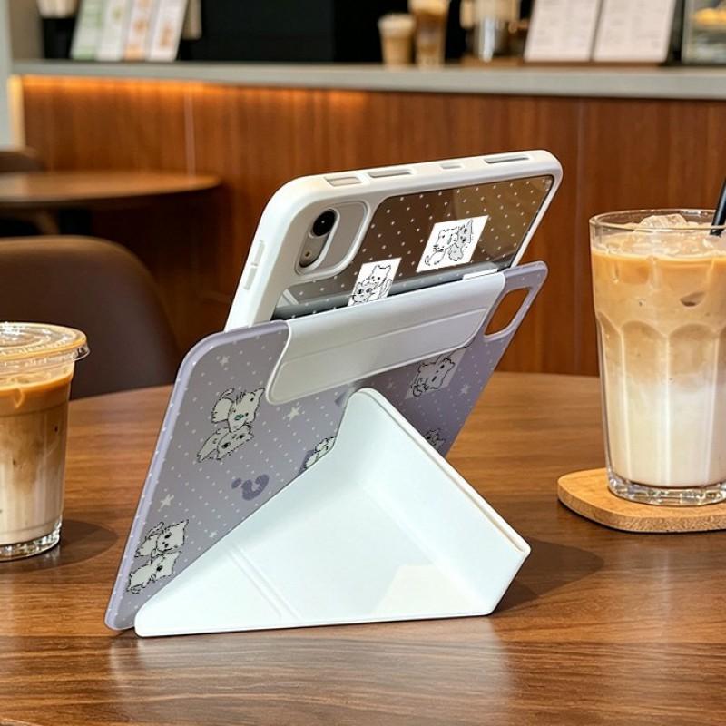 Magnetic Detachable Folio Case IPad Pro 11 2025 Air 7 Mini 6 10th 9th Gen With Stand Shockproof Cartoon Design