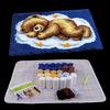 Beer Haaksteek Tapijt Kits Doe-het-zelf Kussen Mat Tapijt Maken voor Kinderen Volwassenen Beginners 50x40cm