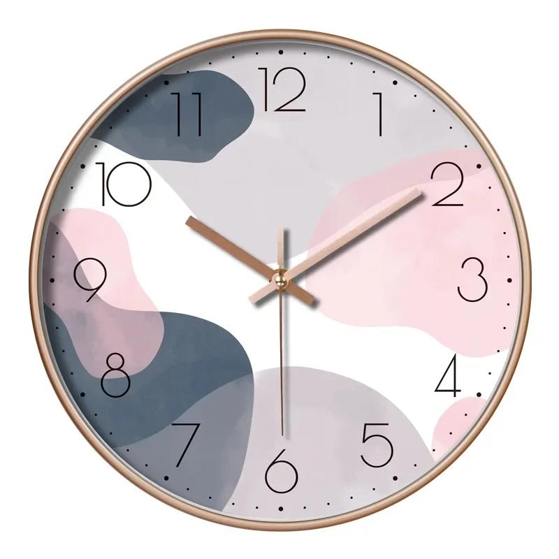 Simple Luxury Creative Modern Light Wall Clock Home Living Room Fashion Decoration Simple  Art Atmosphere Bedroom