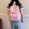 Portable Bow Print Student Schoolbag Nylon Large Capacity School Bags Travel Bag