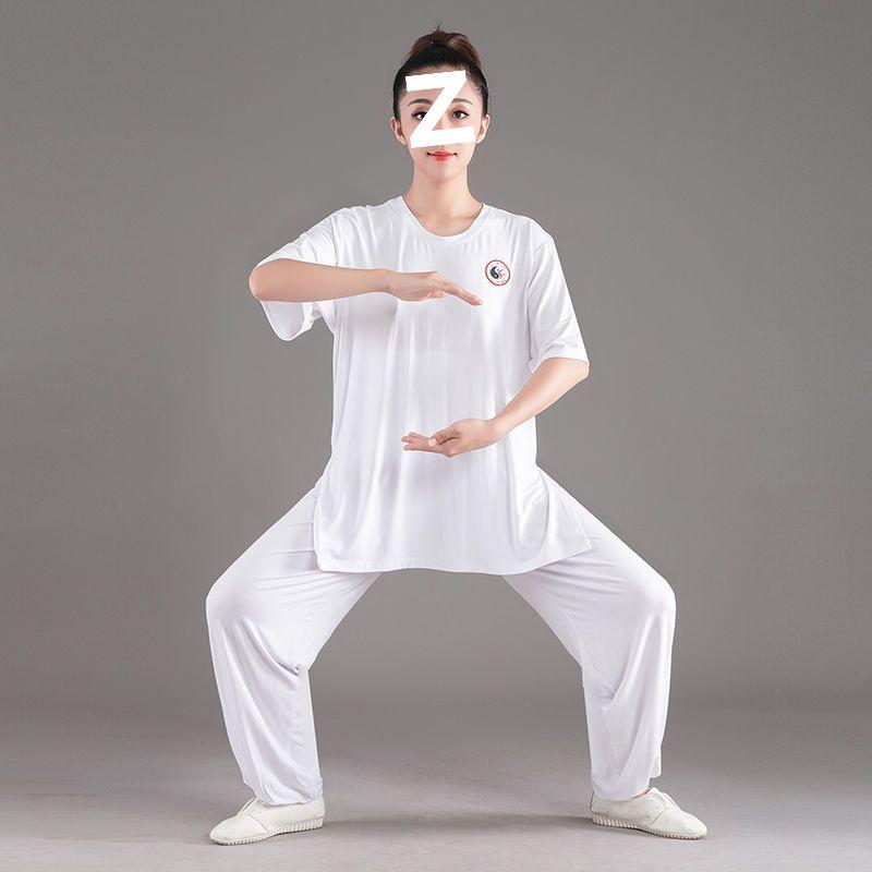 Spring Style Tai Chi Suit Set for Men and Women - Middle-Aged & Elderly Performance and Practice Wear
