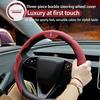 Car Protective Sticker Nappa Leather Steering Wheel Cover Sporty Styling Accessories For Lincoln Aviator MKX Energy Zephyr Flyer Bb1