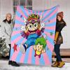 Arale Norimaki printed throw blanket—lightweight,soft,warm;versatile blanket for all seasons—perfect as &air-conditioning throw,nap blanket