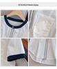 2026 Summer Korean High-End Color Block Loose Plus Size Cotton Short Sleeve Women's Shirt