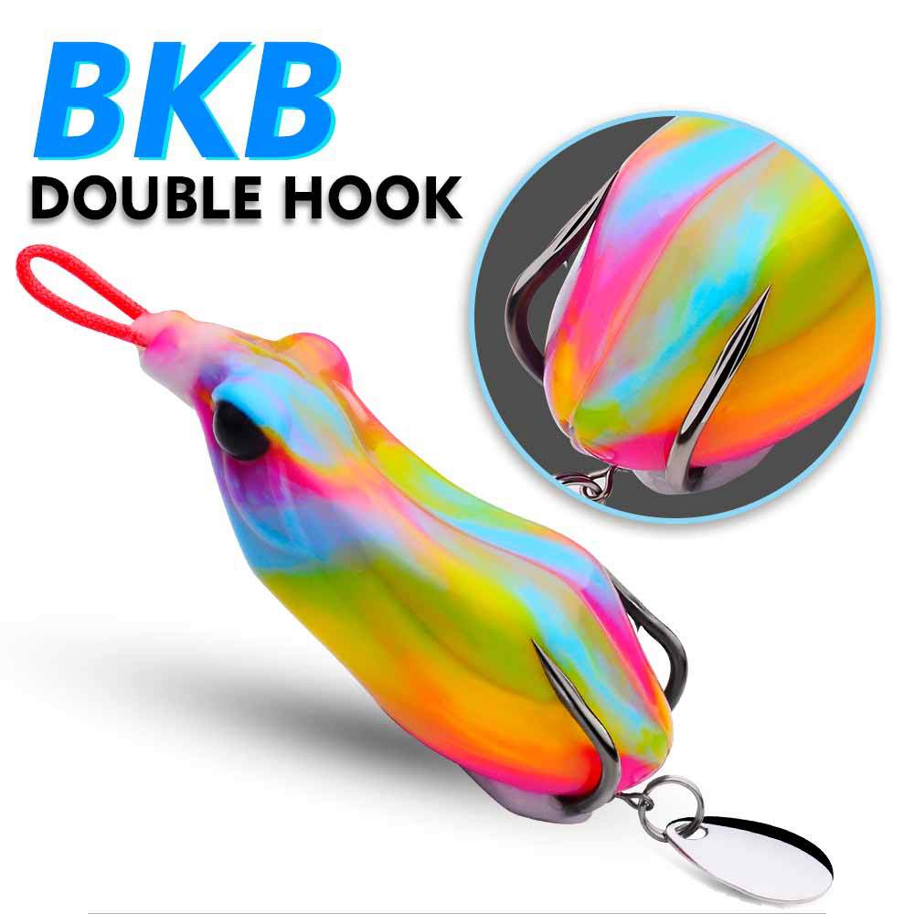 Köder-Köder, schwimmender Minenfrosch, 6,5 cm, 14,5 g, biomimetischer Köder, Crossmouth-Barsch, gefälschter Köder, Minenfrosch