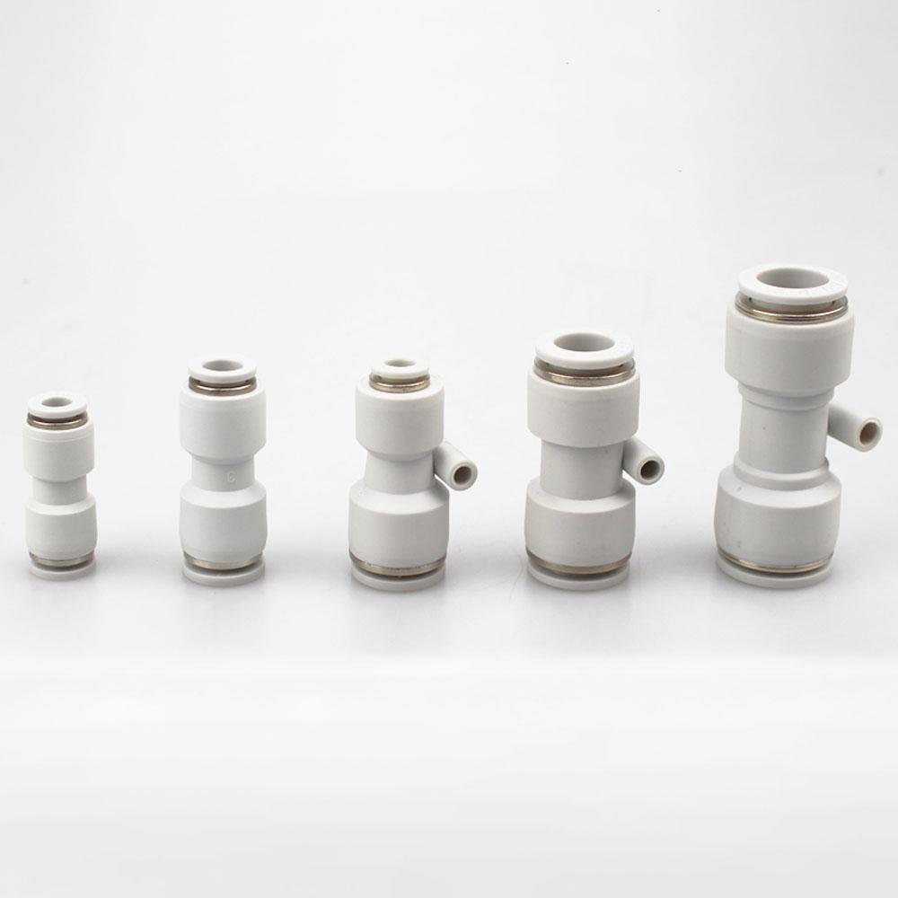 4 6 8 10 12 14 16mm Tube Reducer Straight Plastic Pneumatic Air Pipe Fitting Fittings Push In Connector Coupler