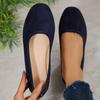 Scarpe Basse da Donna Casual Punta Tonda Carine Scarpe Basse Scamosciate Mocassini Ballerine Scarpe Basse da Chiesa Donna Scamosciato Eleganti Suola Morbida Scarpe da Mamma