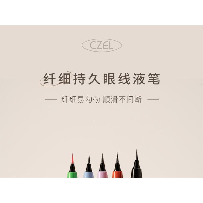 CZEL - Cool Color Sketch Liquid Eyeliner - 5 Colors