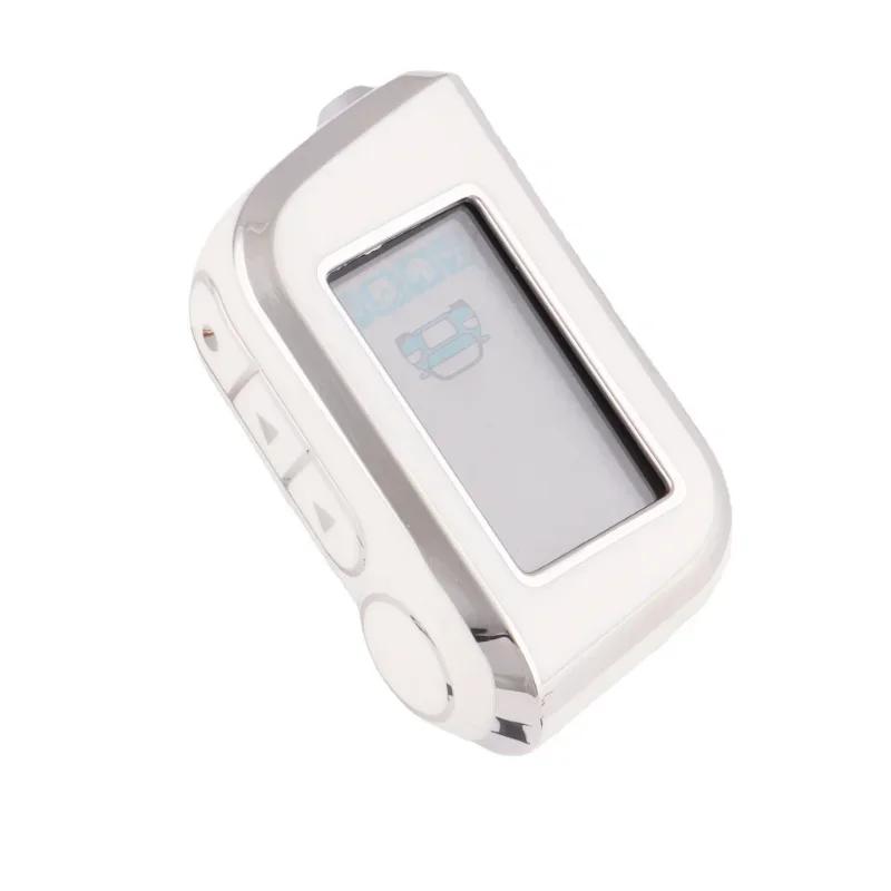 Pentru Starline A93 A63, versiunea rusă, alarmă mașină bidirecțională, telecomandă LCD, breloc, husă pentru chei TPU de înaltă calitate