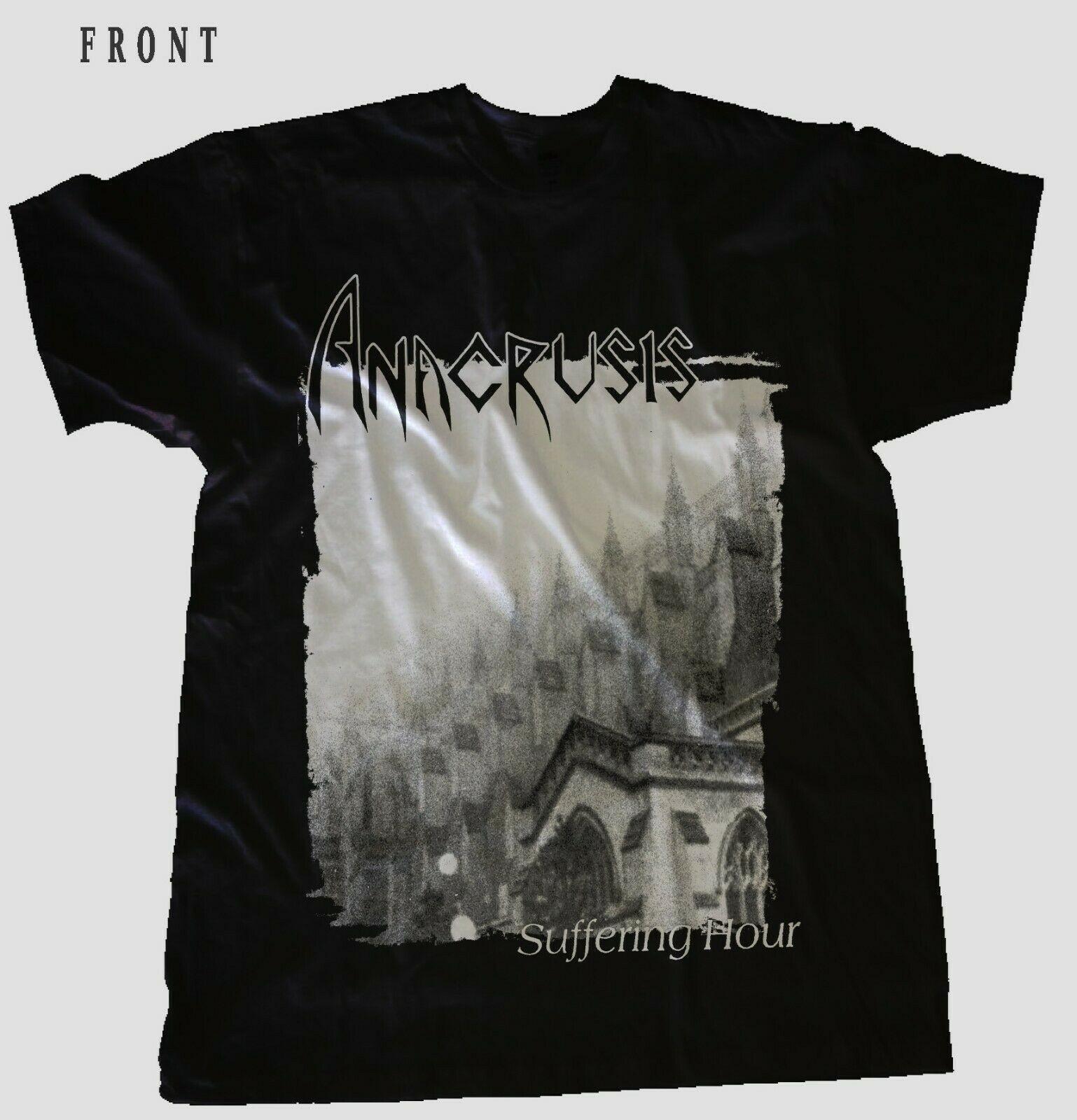 ANACRUSIS Suffering Hour Short Sleeve Black All Size Shirt AG1071 XL