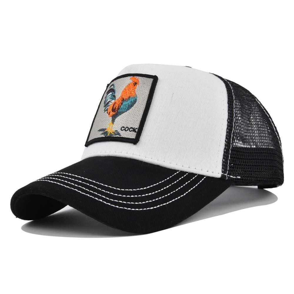 Cock Embroidered Baseball Cap Adjustable Animal Duck Tongue Hat Sun Protection Cap