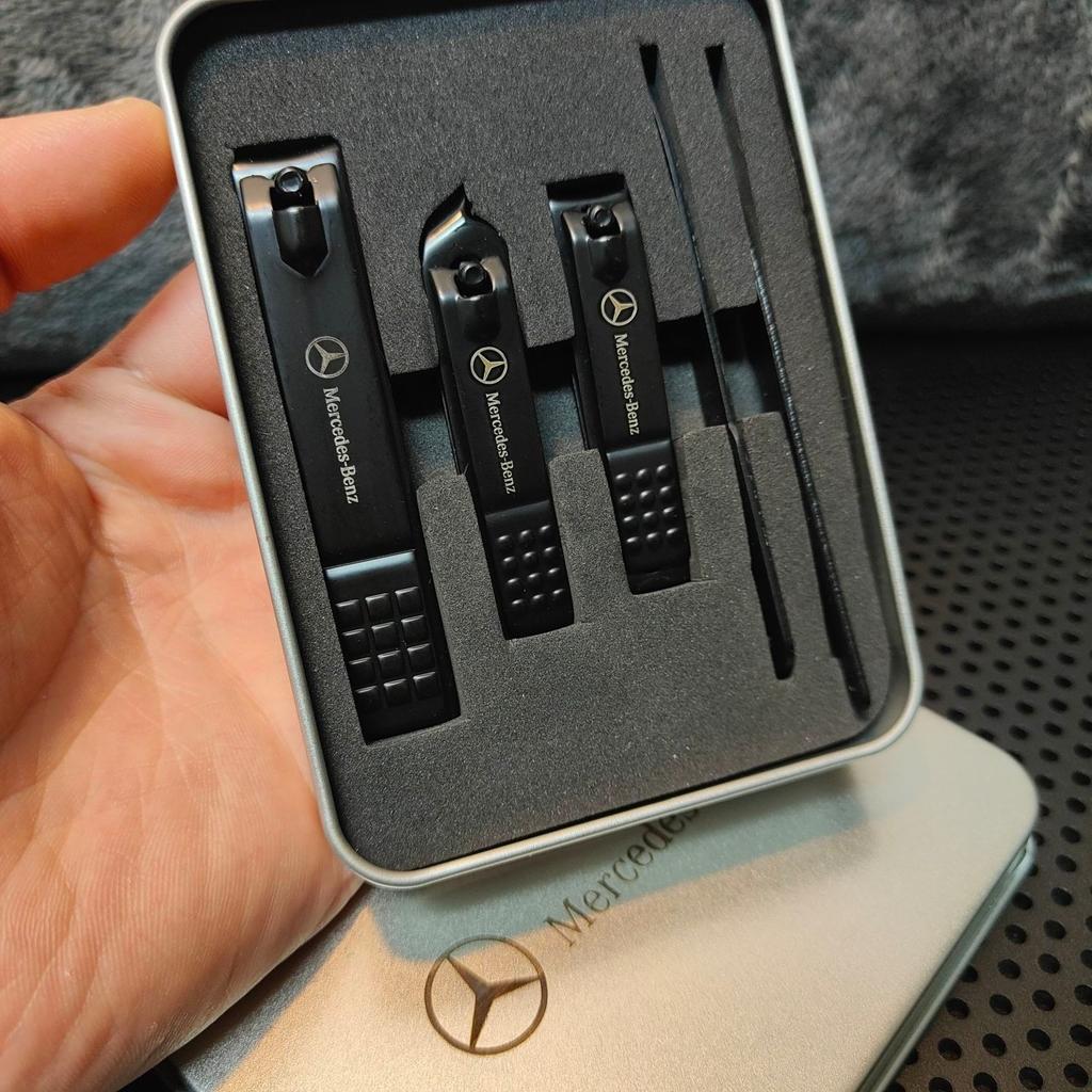 MEA4   Nail Scissors Set Portable Household Nail Clipper For Mercedes Benz GLC W205 W212 W204 W213 W203 W176 W222 W211 W177 W214 X253