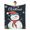 Christmas Series digitalprinted polyester Bedroom velvet flannel soft sofa cover blanket Fleece soft sofa cover blankets