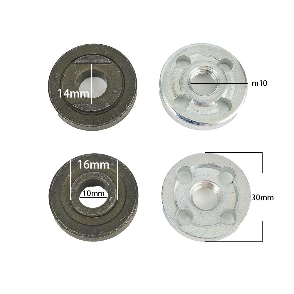 Accessories Flange Nuts 6pcs Angle grinder Steel Lock Toothless Toothed