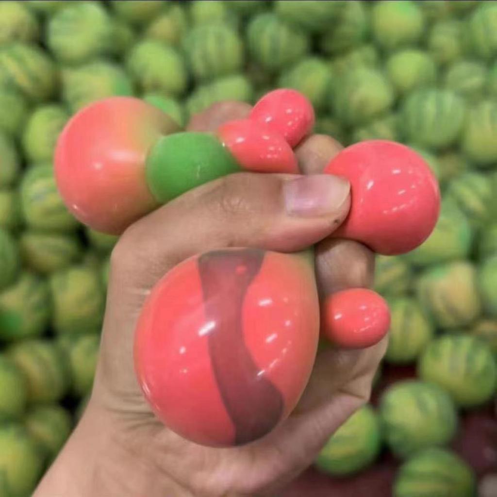 Simulation Watermelon Squeeze Squishies Color Reveal Slow Rising Maltose Stress Relief Hand Therapy Desktop Soothing Toy