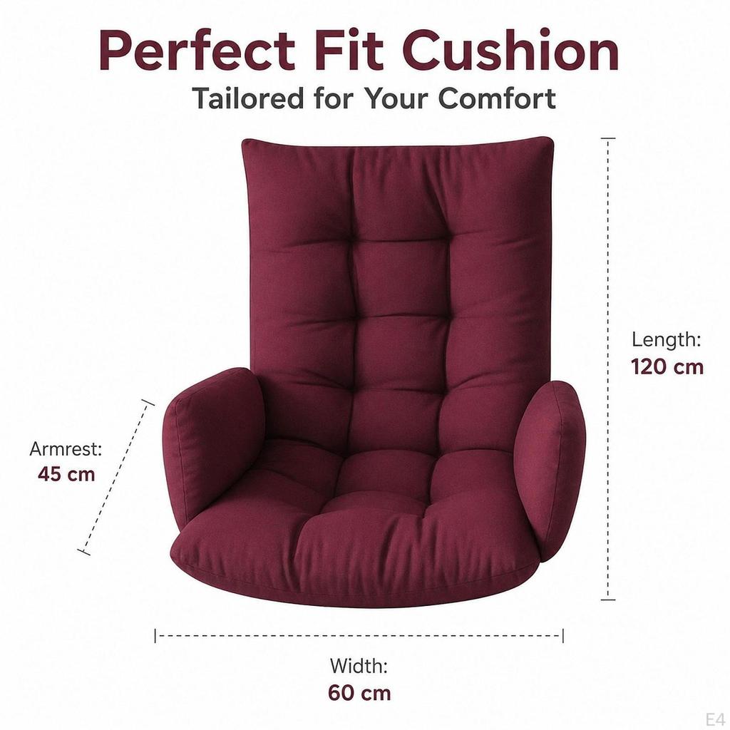Swing Chair Cushion Egg for Outdoor Patio Hanging Garden