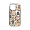 Silver Electroplated Funny Animal Party Case for Apple 12, 13 Pro Max, 14, 15, and 15 Pro Phones