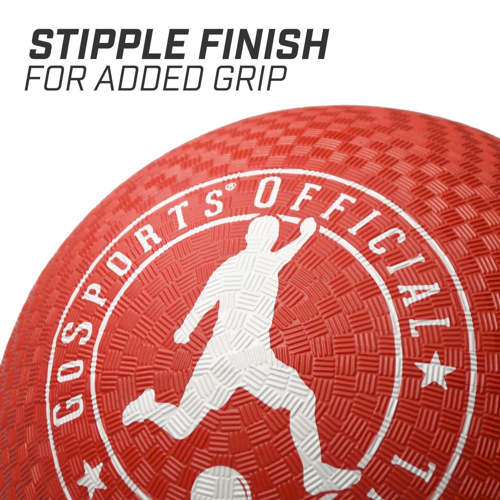 Official GoSports Kickball with Pump (2-Pack) 10-Inch