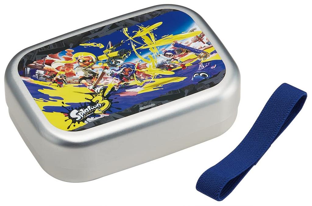 Skater Bento Box, 370ml, Splatoon 3, Aluminum, Insulated, for Kids, Made In Japan, ALB5NV-A