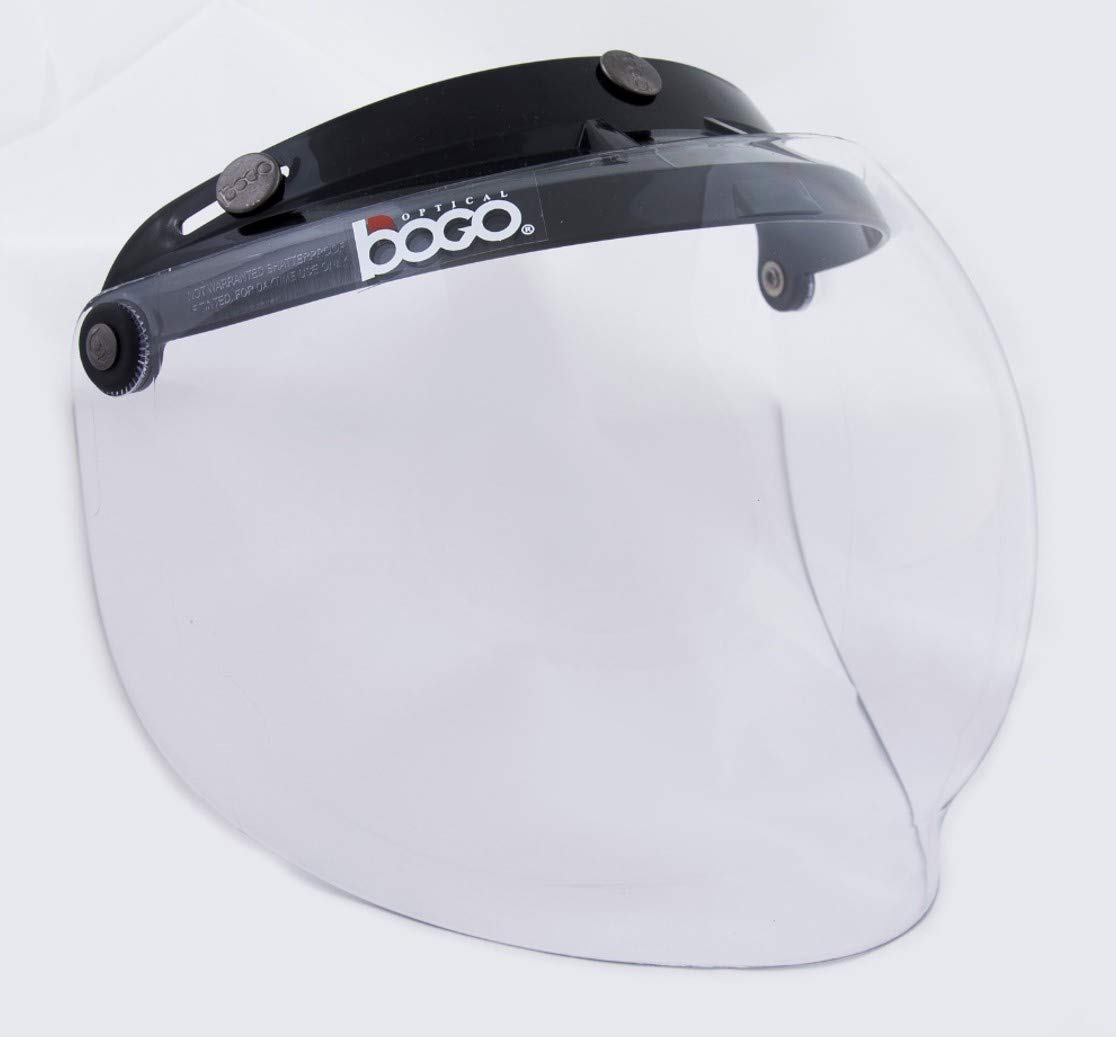

Helmet Shield Bubble Shield Opening and Closing Type with Base Clear Regular [BOGO] Flip-up BG09-B2