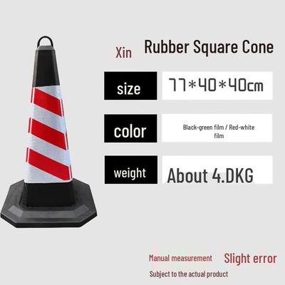Heavy-Duty Rubber Traffic Safety Cone