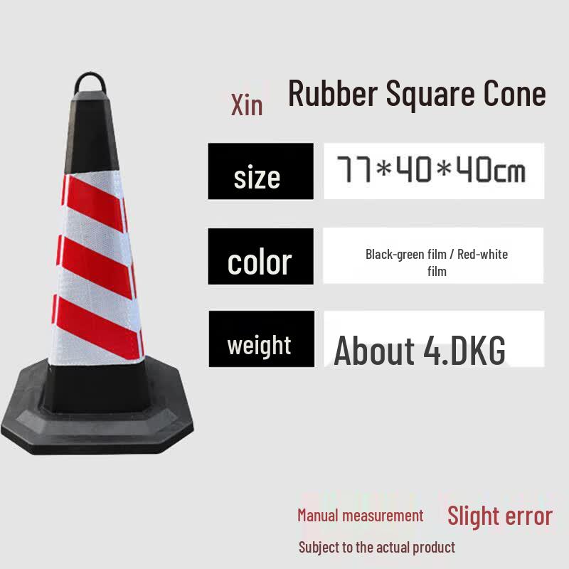 Heavy-Duty Rubber Traffic Safety Cone