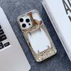 Electroplating hollow tiger tooth mobile phone case is suitable for Apple 16PROMAX trend 15/14/13 bone 12 heat dissipation 11