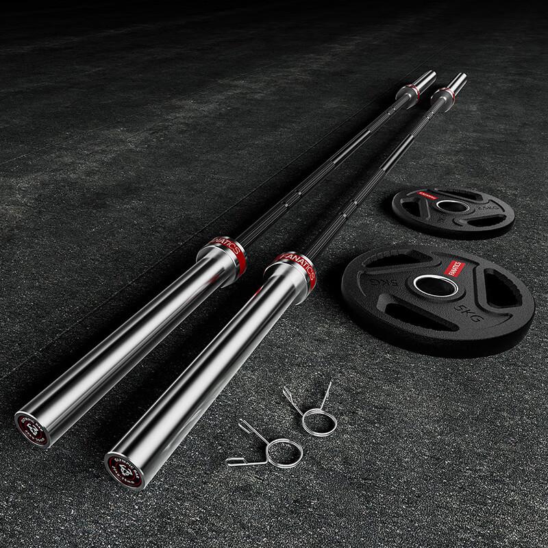 FANATICS Commercial Barbell Plates & Olympic Bar