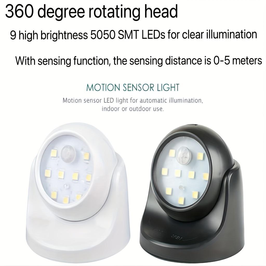 Induction Wall Night Light Multi-purpose Wall Night Light Energy-saving LED Wall Lamp 360-degree Rotation Porch Emergency Lamp