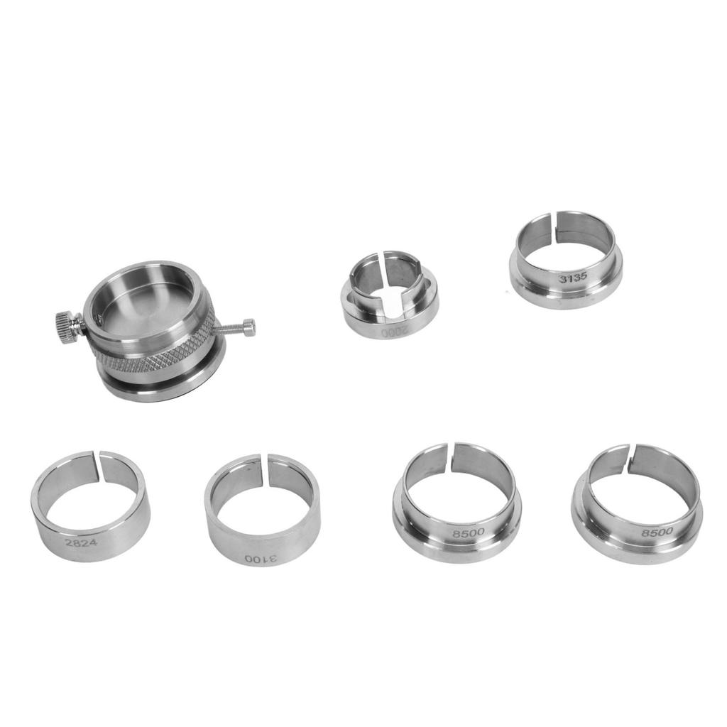 7PCS Watch Movement Base Holder Kit for 2824 2671 3135 8500 3100 7750 2000 Movement