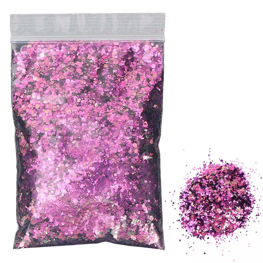 Paillettes per Unghie Polvere Scaglie Miste Glitter Scintillanti Decorazione per Unghie Scintilli 50g