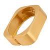 High Polish Geometric Bangle Bracelet Wide Square Cuff Jewelry Simple Square Wide Cuff Bangle For Women Comfort Fit