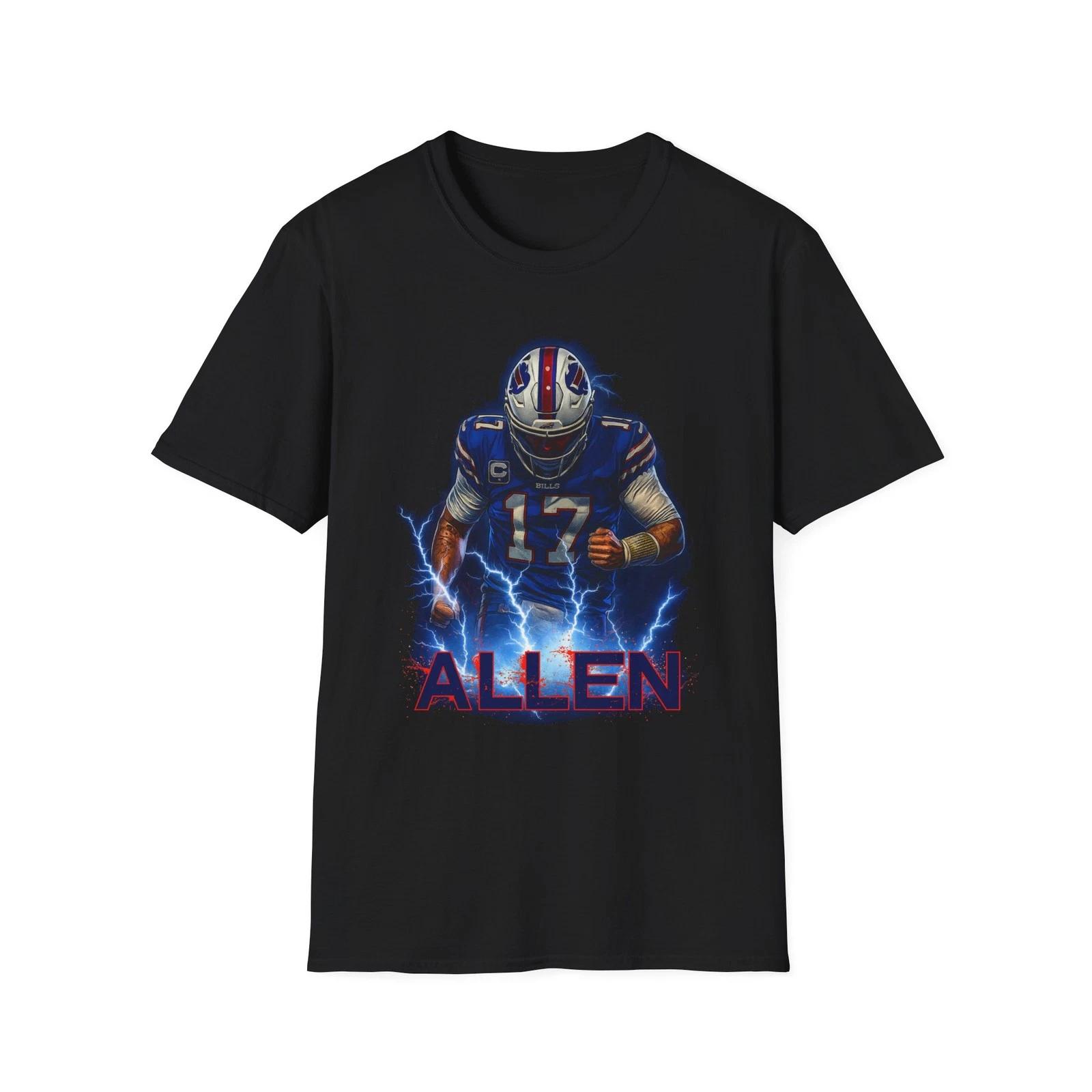 Josh Allen Unisex Softstyle T-Shirt, Buffalo Bills Football Tee, Sports Fan XXXXL