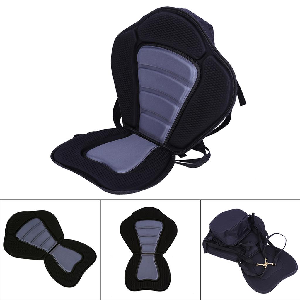 Deluxe Padded Kayak Seat  Detachable Back Bag Canoe Sit On Top Kayaking Seat