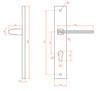 Internal Handle Interior Door Handle Black Zambia