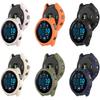 2Pack Soft TPU Case Cover (Black+Green) Compatible with Garmin Forerunner965 Running Smartwatch Protective Case Intended for Forerunner 965 Watch