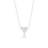 Ami Ujw923 361 900 Ami De Coeur Heart Logo Chain Necklace