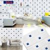 Self-adhesive Anti-collision Romantic and Warm Children's PE Foam 3D Wallpaper DIY Decorative Embossed Wall Stickers 70CM X 70CM