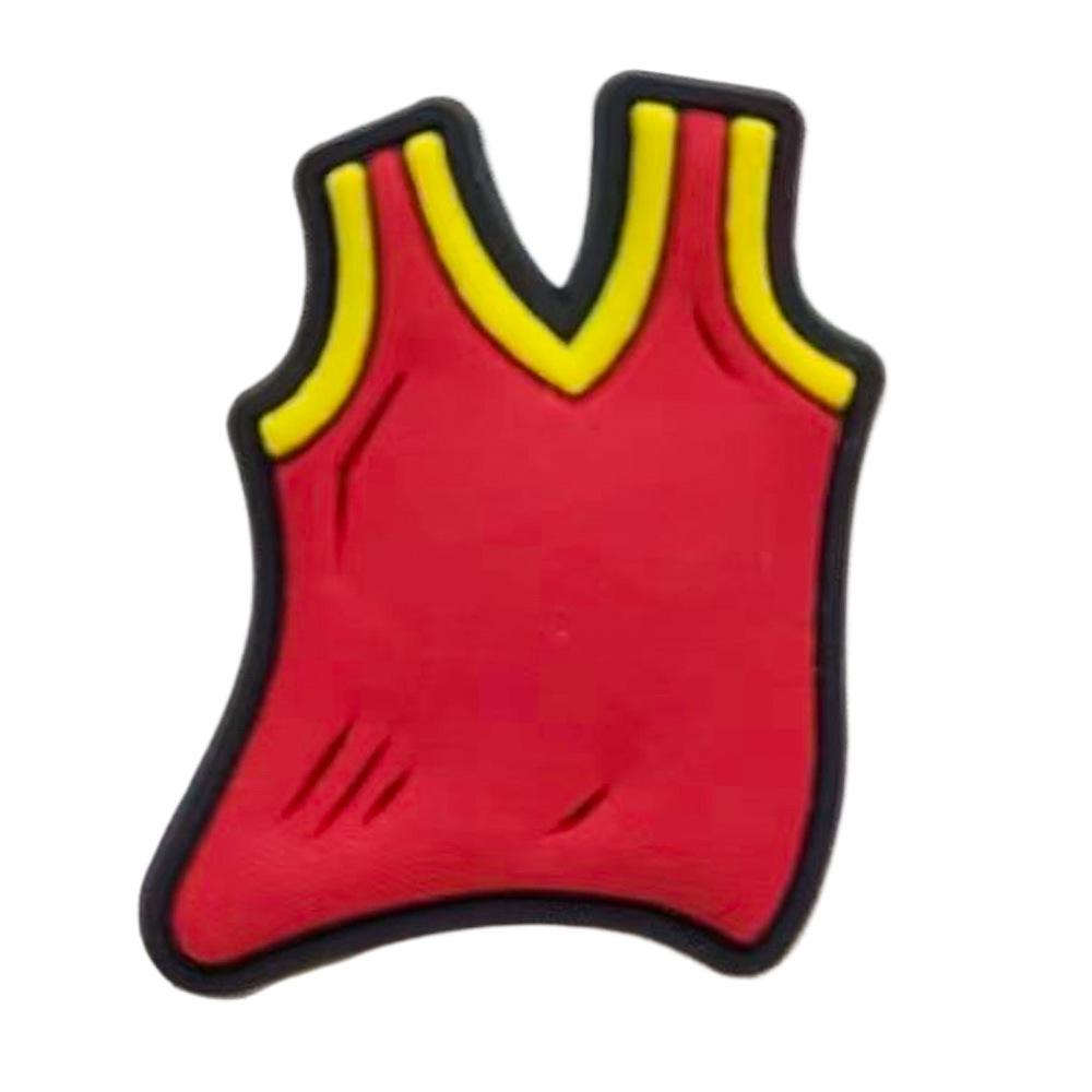 Fotbalová série Croc DIY Odnímatelné Sponky na boty - Měkké Gumové Dekorace na Dřeváky