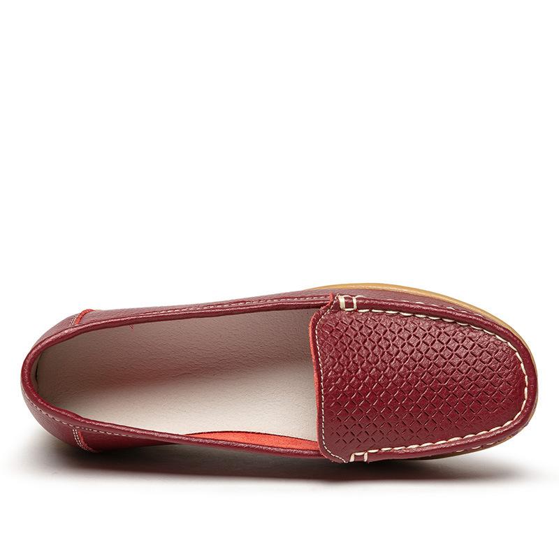 2024 Damesko Slip-on Loafers for Flats Sko Damer Mokasiner Fritidssko Zapatos Mujer Dameskinnsko Zapatos Mujer