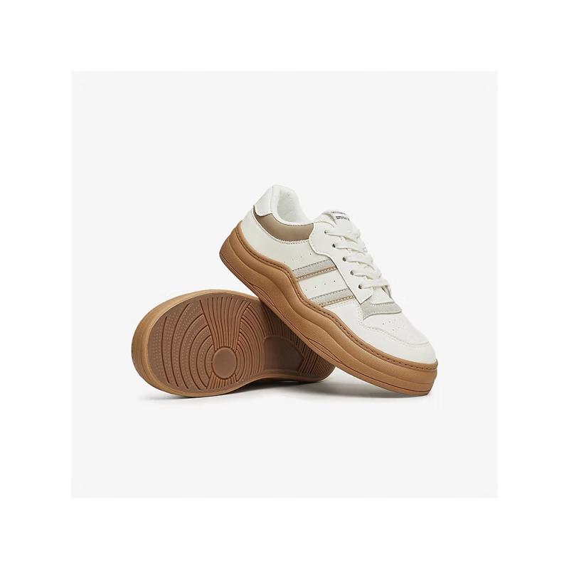 BESTO Women s Retro Platform Casual Sneakers VCB31AM4 37 бежево-коричневый