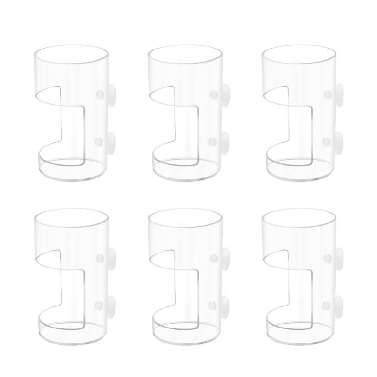 Plastic Fish Food Feeders Aquariums Feeders With Strong Suction Cups for Home And Office Aquariums