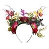 Butterfly Headband Fascinator Hat Monarchs Butterfly Headband Crowns Teas Party Halloween Costume Headpiece for Womens