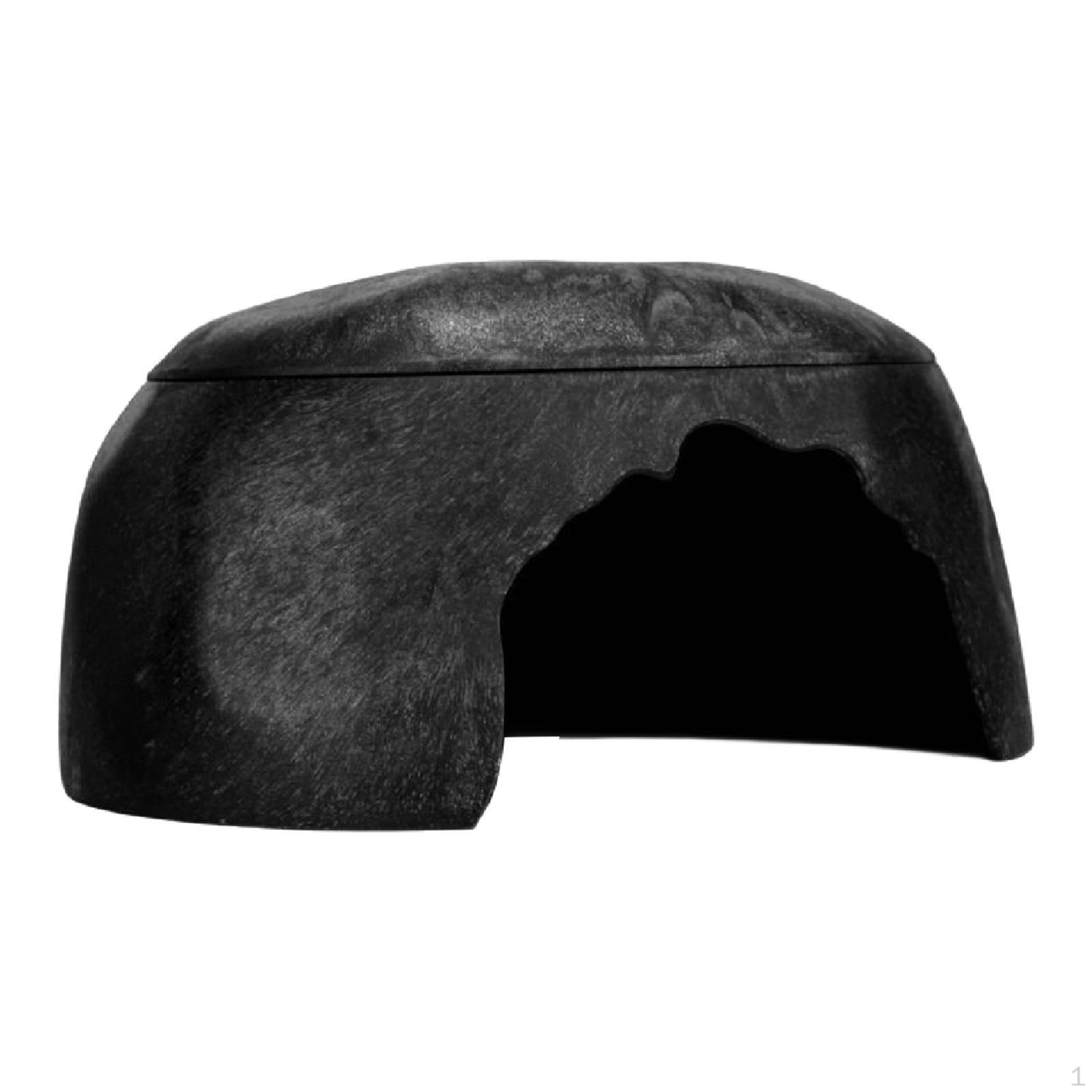 

Turtle Humidification Shelter Landscaping Cave Easy Maintenance Convenient Portable Sturdy Versatile чёрный