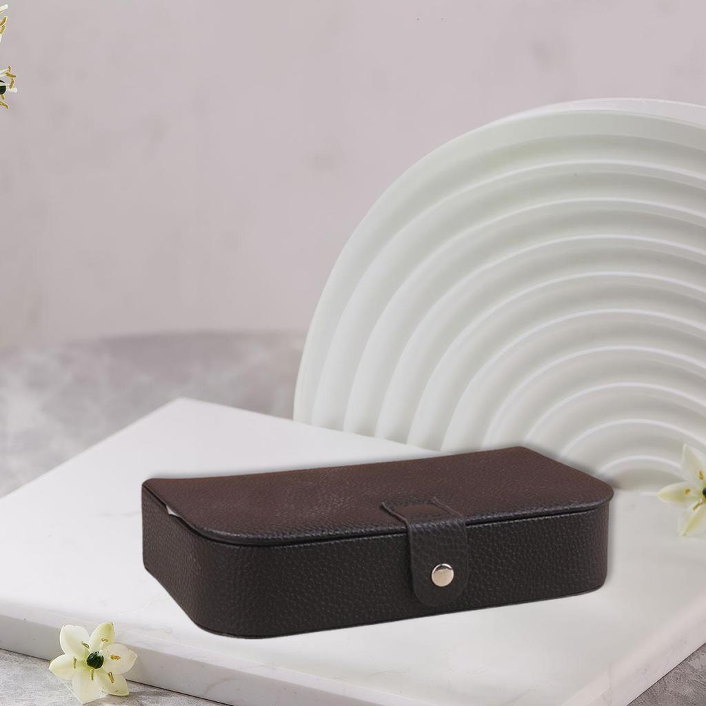Jewelry rage Case Organizer Durability, Gift Accessory, Compact Travel Box PU Leather for