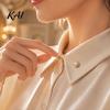 Multipurpose Magnetic Button Faux Pearl Pin, No Sew Safety Decorative Clothing Pins for Scarf Shirts Sweater, Reusable Brooch Anti Exposure Buttons