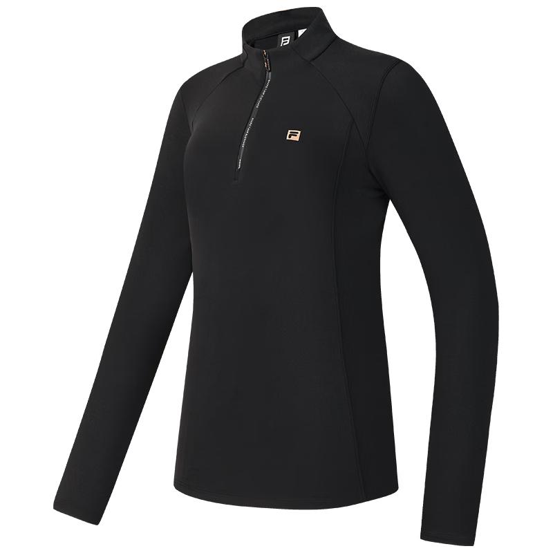 FILA Women s Slim Fit Half-Zip Long Sleeve Knit Top M