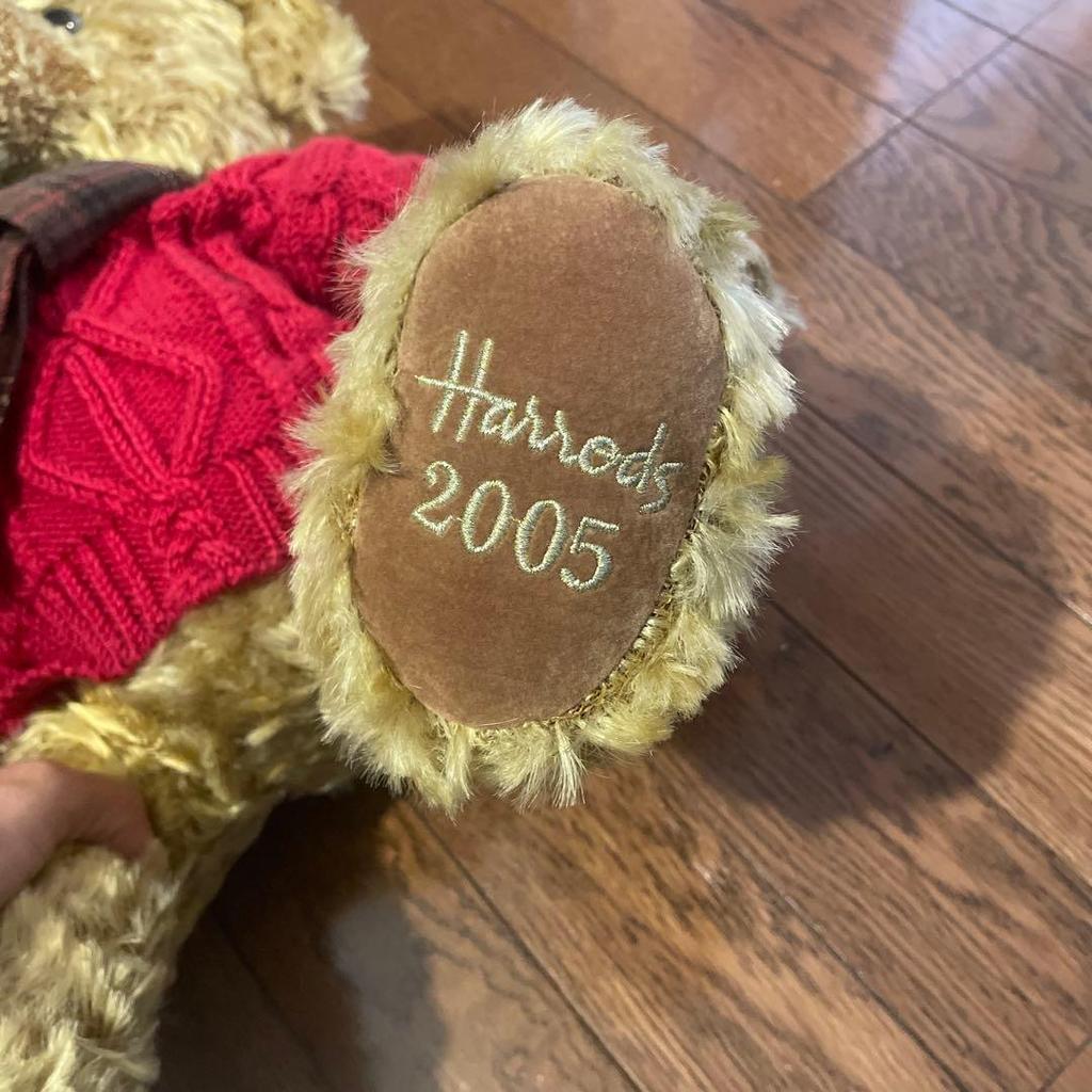 [USED] Harrods 20th Anniversary Teddy Bear (2005)
